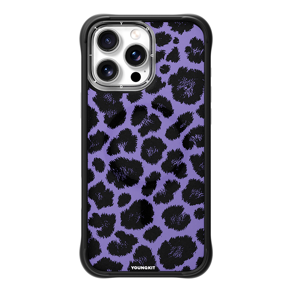 Apple iPhone 15 Pro Max Kılıf M-safe Şarj Özellikli Youngkit Leopard Serisi Kapak - 5