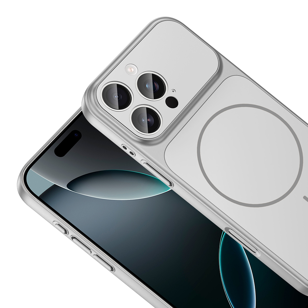 Apple iPhone 15 Pro Max Kılıf Zore M-Safe Şarj Özellikli Kamera Korumalı Formen Kapak - 17
