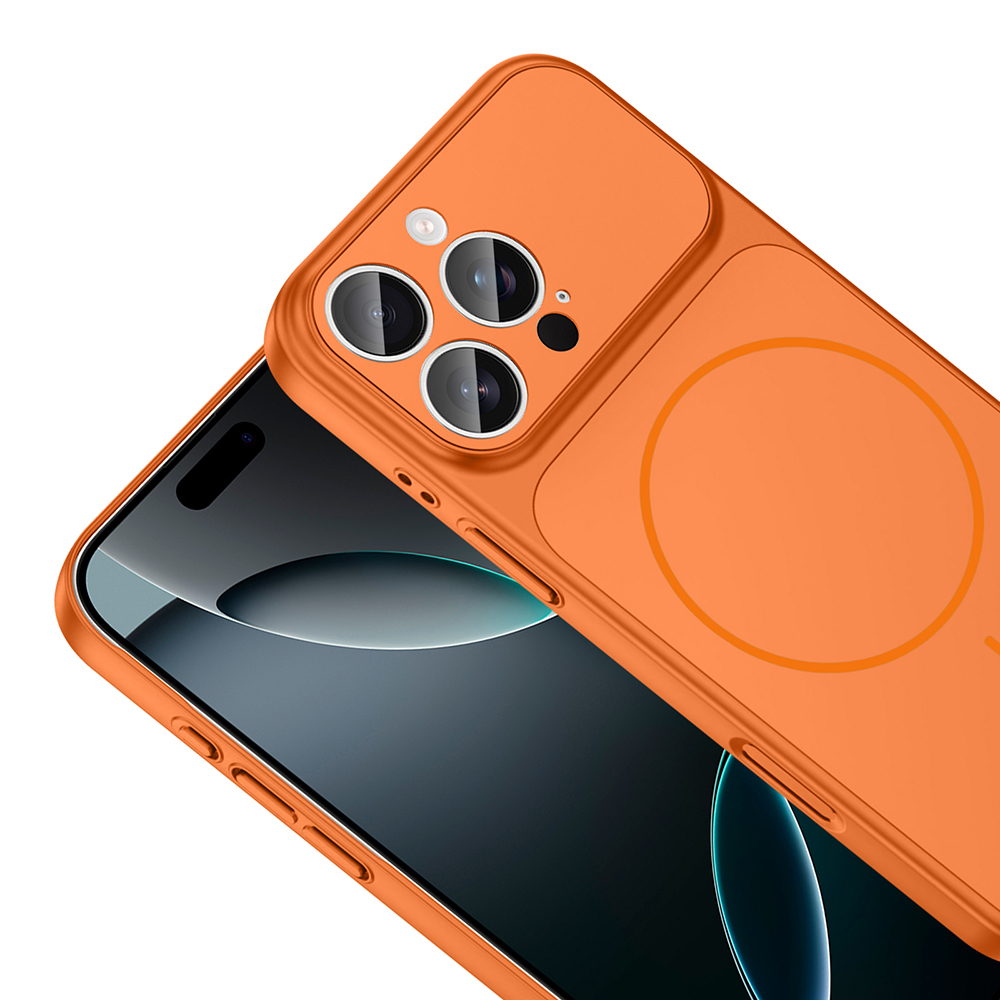 Apple iPhone 15 Pro Max Kılıf Zore M-Safe Şarj Özellikli Kamera Korumalı Formen Kapak - 19