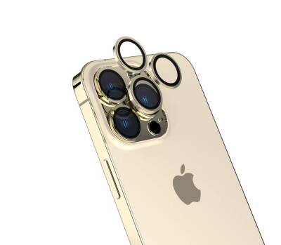 Apple iPhone 15 Pro Max Zore CL-15 Parmak İzi Bırakmayan Anti-Reflective Kamera Lens Koruyucu Titanyum