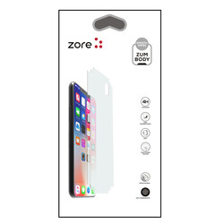 Apple iPhone 15 Zore Mat Zum Body Back Protector Colorless