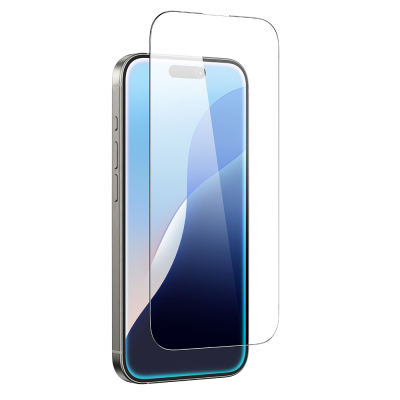 Apple iPhone 16 Amazingthing Radix Parmak İzi Bırakmayan Temperli Cam Ekran Koruyucu Siyah