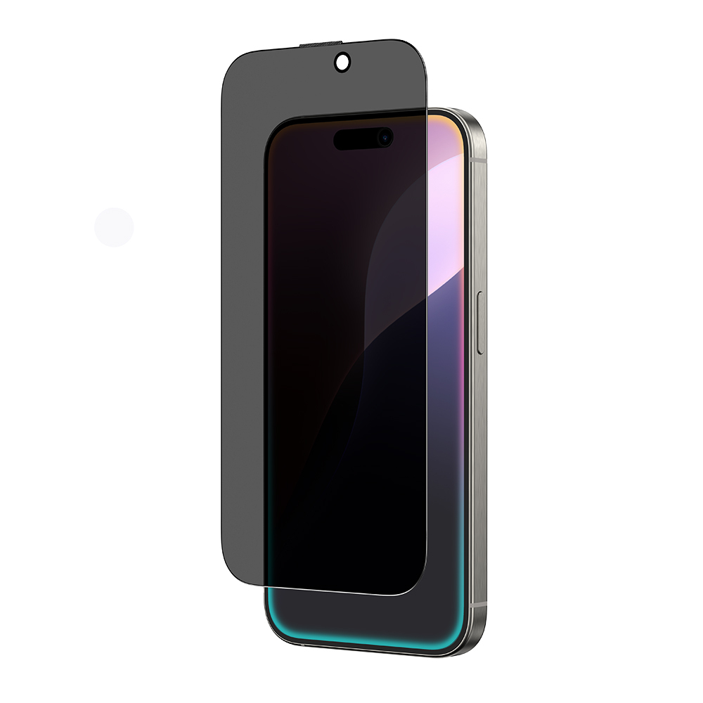 Apple iPhone 16 Amazingthing Titan Privacy Parmak İzi Bırakmayan Temperli Cam Ekran Koruyucu - 4