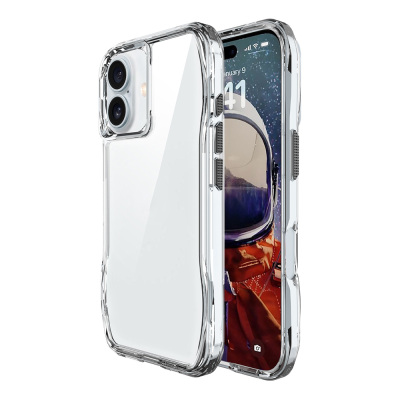 Apple iPhone 16 Case Airbag Transparent Zore Incek Cover Şeffaf