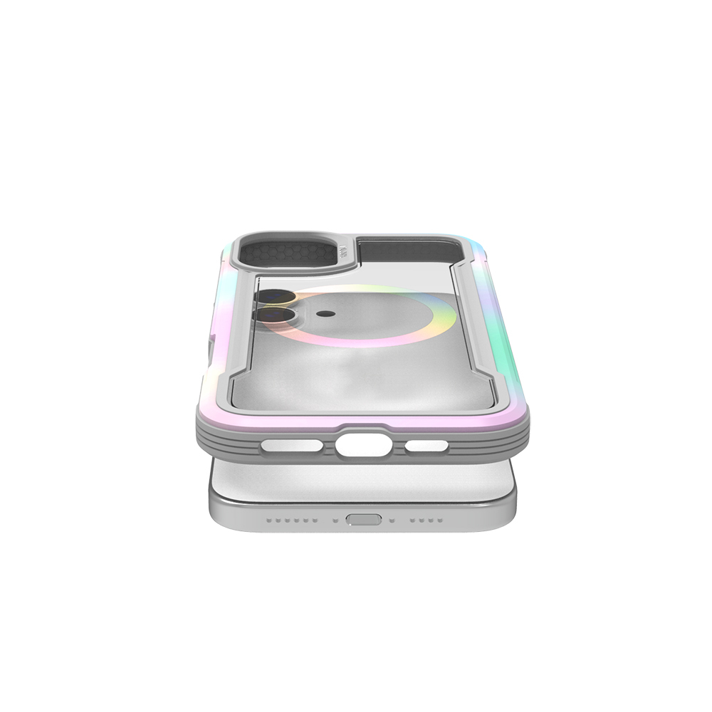 Apple iPhone 16 Case Magsafe Charging Featured Airbag Raptic Shield 2.0 Series Transparent Back Surface Cover - 15