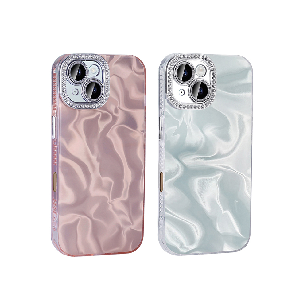 Apple iPhone 16 Case with Airbag, Zore Esila Cover with Shiny Stone Detail Design - 8