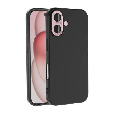 Apple iPhone 16 Case Zore LSR Lansman Cover Black