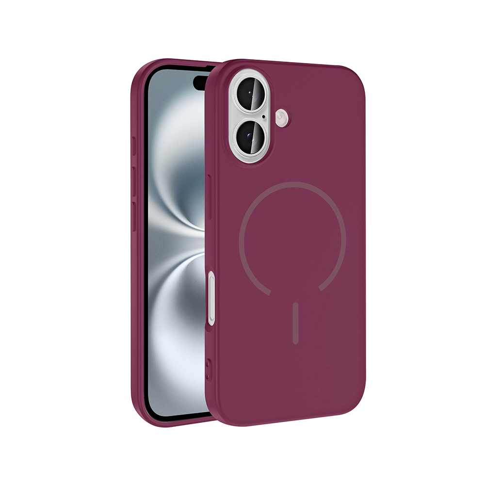 Apple iPhone 16 Case Zore Meta Cover with M-safe Charging Feature - 8