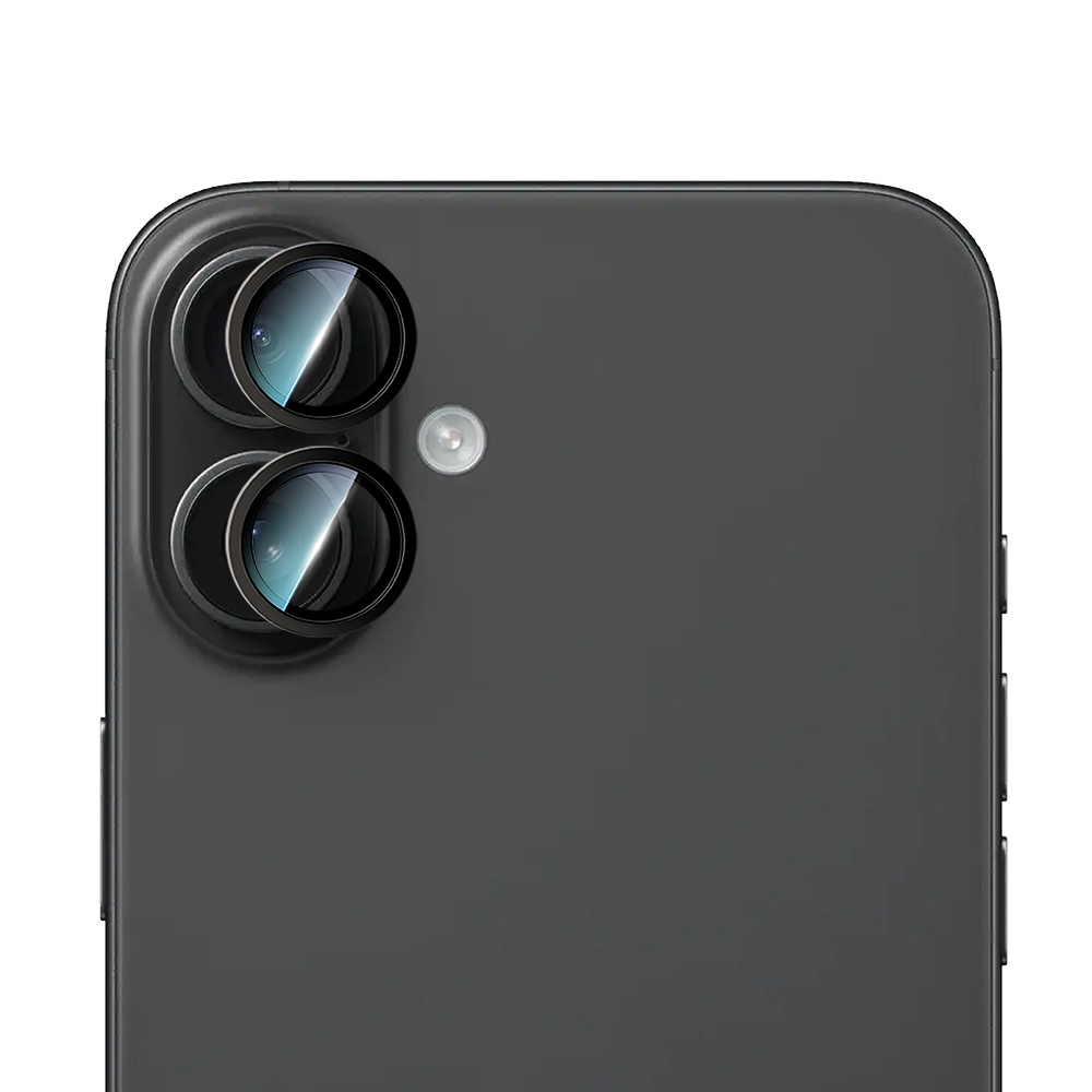 Apple iPhone 16 CaseWorld Alloy Two-Color Series Lens Protector - 7