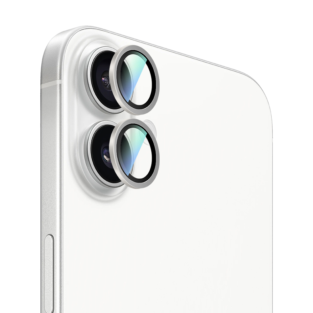Apple iPhone 16 CaseWorld Alloy Two-Color Series Lens Protector - 16