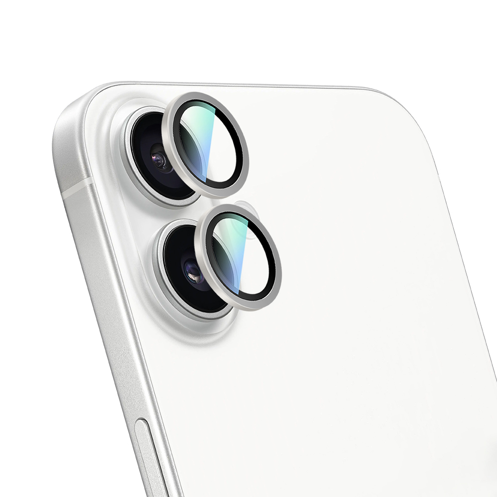 Apple iPhone 16 CaseWorld Alloy Two-Color Series Lens Protector - 21