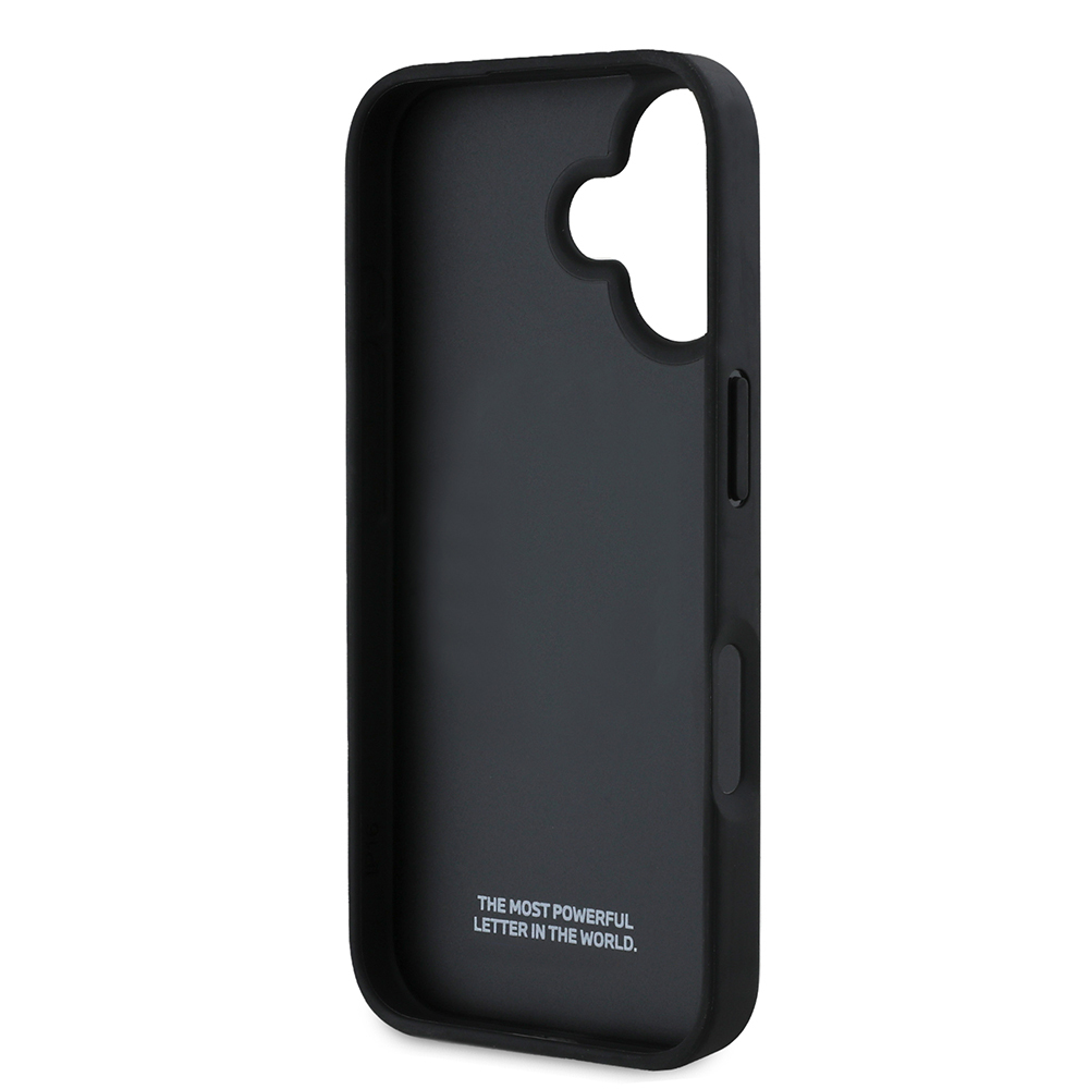 Apple iPhone 16 Kılıf BMW Orjinal Lisanslı Karbon Fiber Tasarımlı ve Metal Logolu PU Deri Kapak - 8