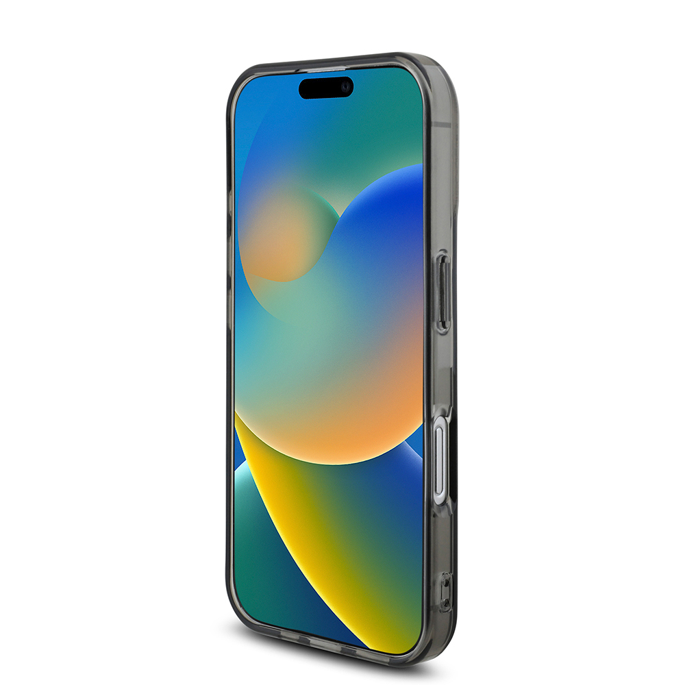 Apple iPhone 16 Kılıf BMW Orjinal Lisanslı Yarı Transparan M Dizayn Çizgili Kapak - 6