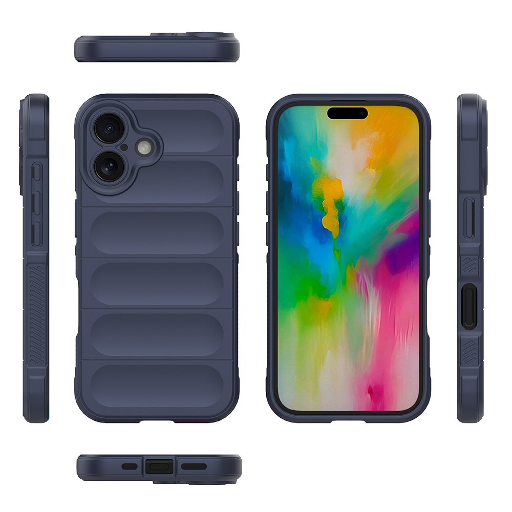 Apple iPhone 16 Kılıf Esnek TPU Oyuklu Arka Yüzey Tasarımlı Zore Etnik Silikon Kapak - 5