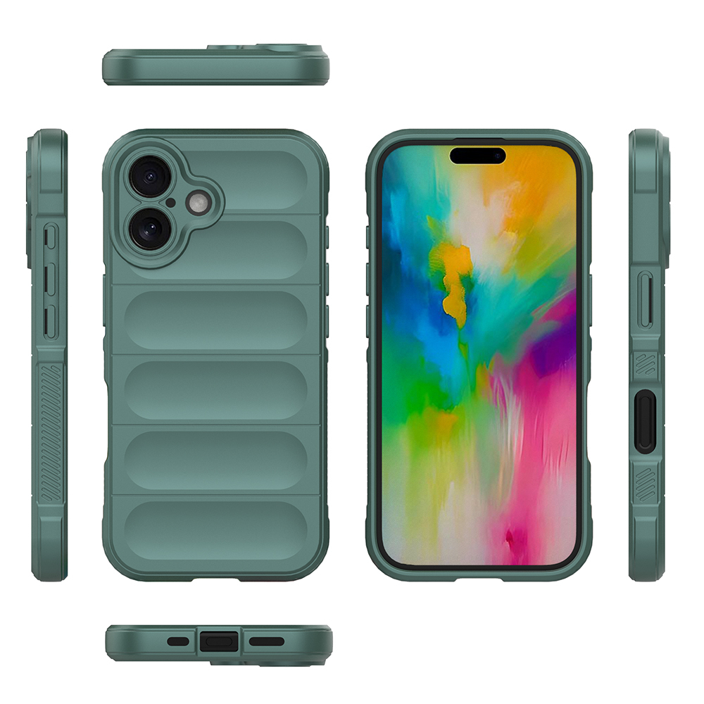 Apple iPhone 16 Kılıf Esnek TPU Oyuklu Arka Yüzey Tasarımlı Zore Etnik Silikon Kapak - 6