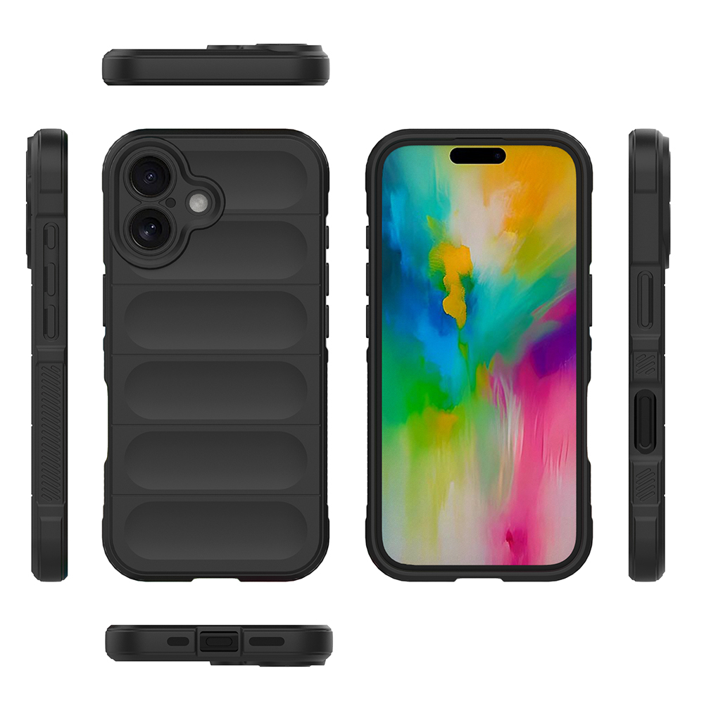 Apple iPhone 16 Kılıf Esnek TPU Oyuklu Arka Yüzey Tasarımlı Zore Etnik Silikon Kapak - 7