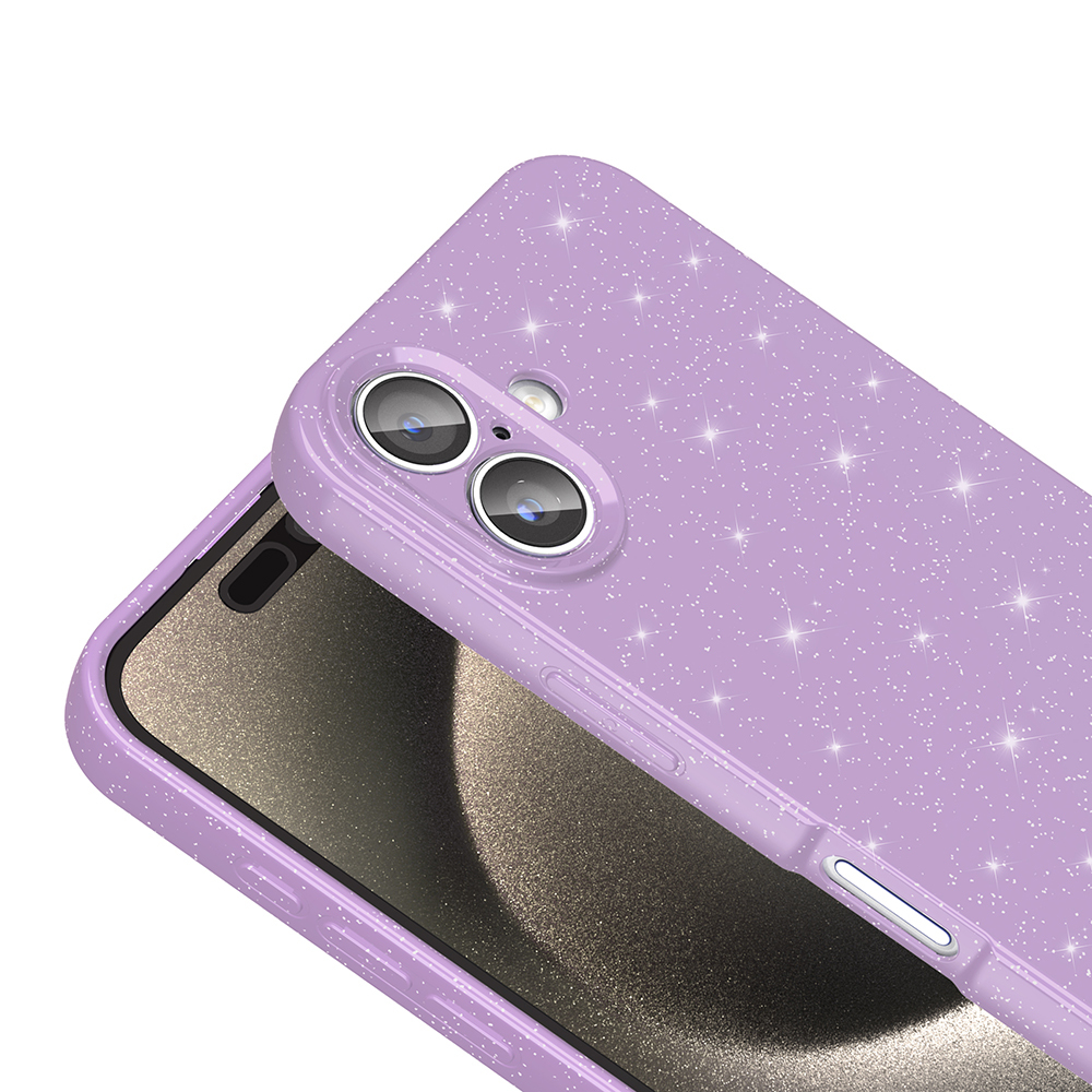 Apple iPhone 16 Kılıf Kamera Korumalı Simli Lüks Zore Koton Kapak - 11