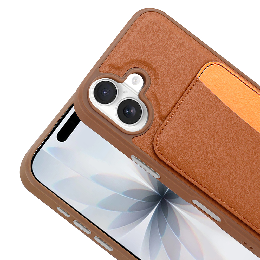 Apple iPhone 16 Kılıf Kartlıklı Zore X-Kart Silikon Kapak - 13