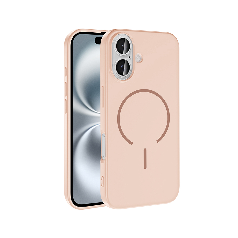 Apple iPhone 16 Kılıf M-safe Şarj Özellikli Zore Meta Kapak - 5