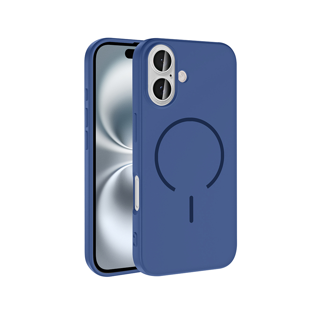 Apple iPhone 16 Kılıf M-safe Şarj Özellikli Zore Meta Kapak - 7