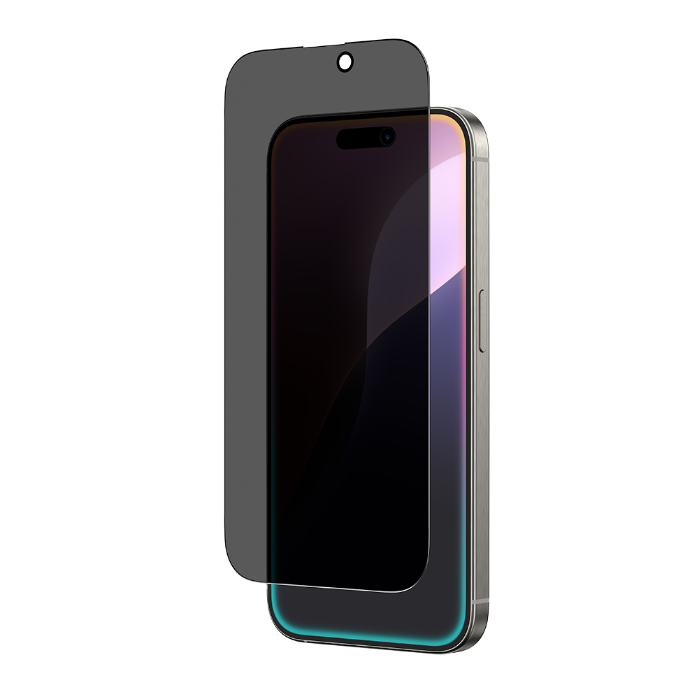 Apple iPhone 16 Plus Amazingthing Radix Privacy Anti-Fingerprint Tempered Glass Screen Protector - 4