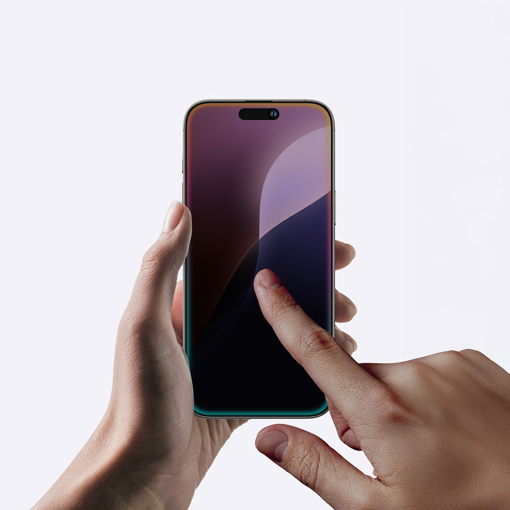 Apple iPhone 16 Plus Amazingthing Radix Privacy Anti-Fingerprint Tempered Glass Screen Protector - 9