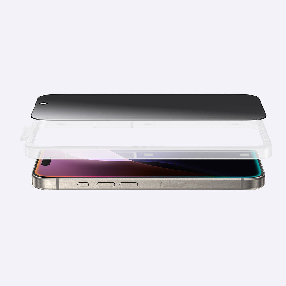 Apple iPhone 16 Plus Amazingthing Radix Privacy Anti-Fingerprint Tempered Glass Screen Protector - 10