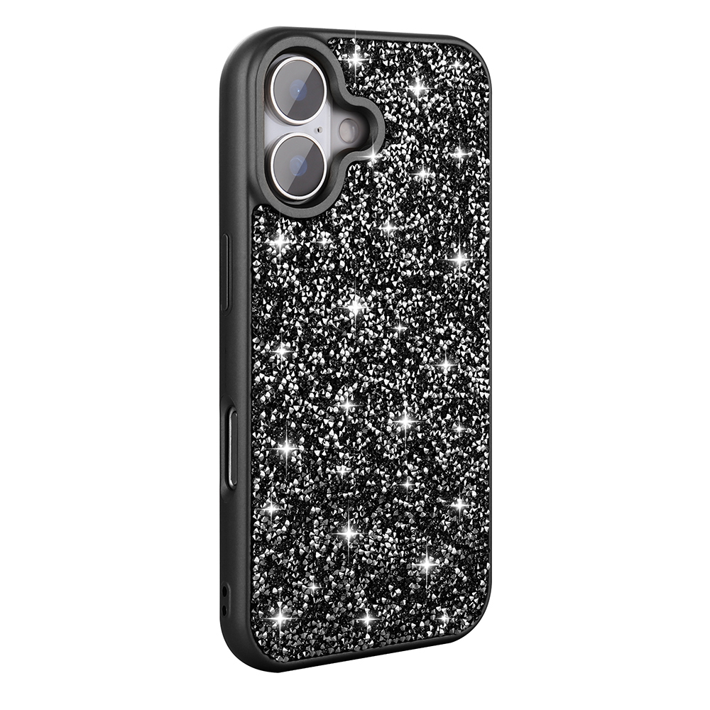 Apple iPhone 16 Plus Case Bright Stone Design Zore Diamond Cover - 8