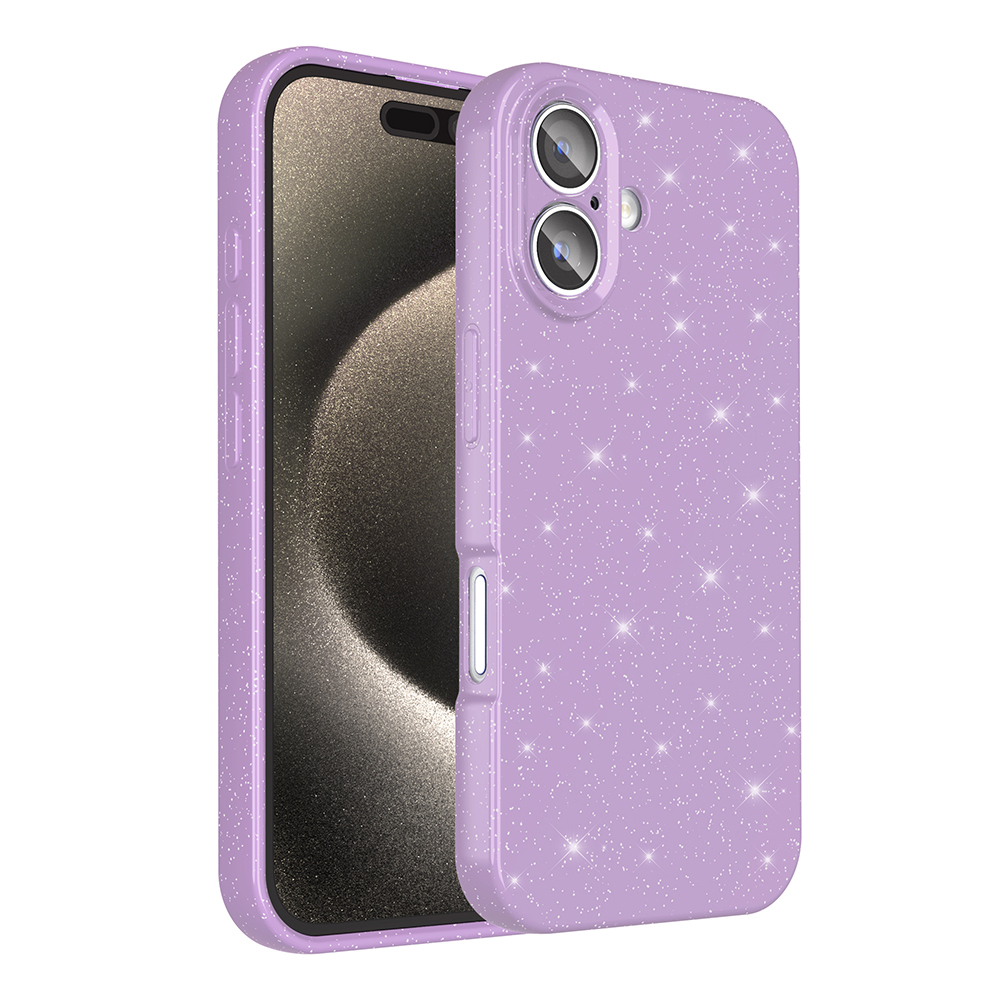 Apple iPhone 16 Plus Case Camera Protection Glitter Luxury Zore Koton Cover - 4