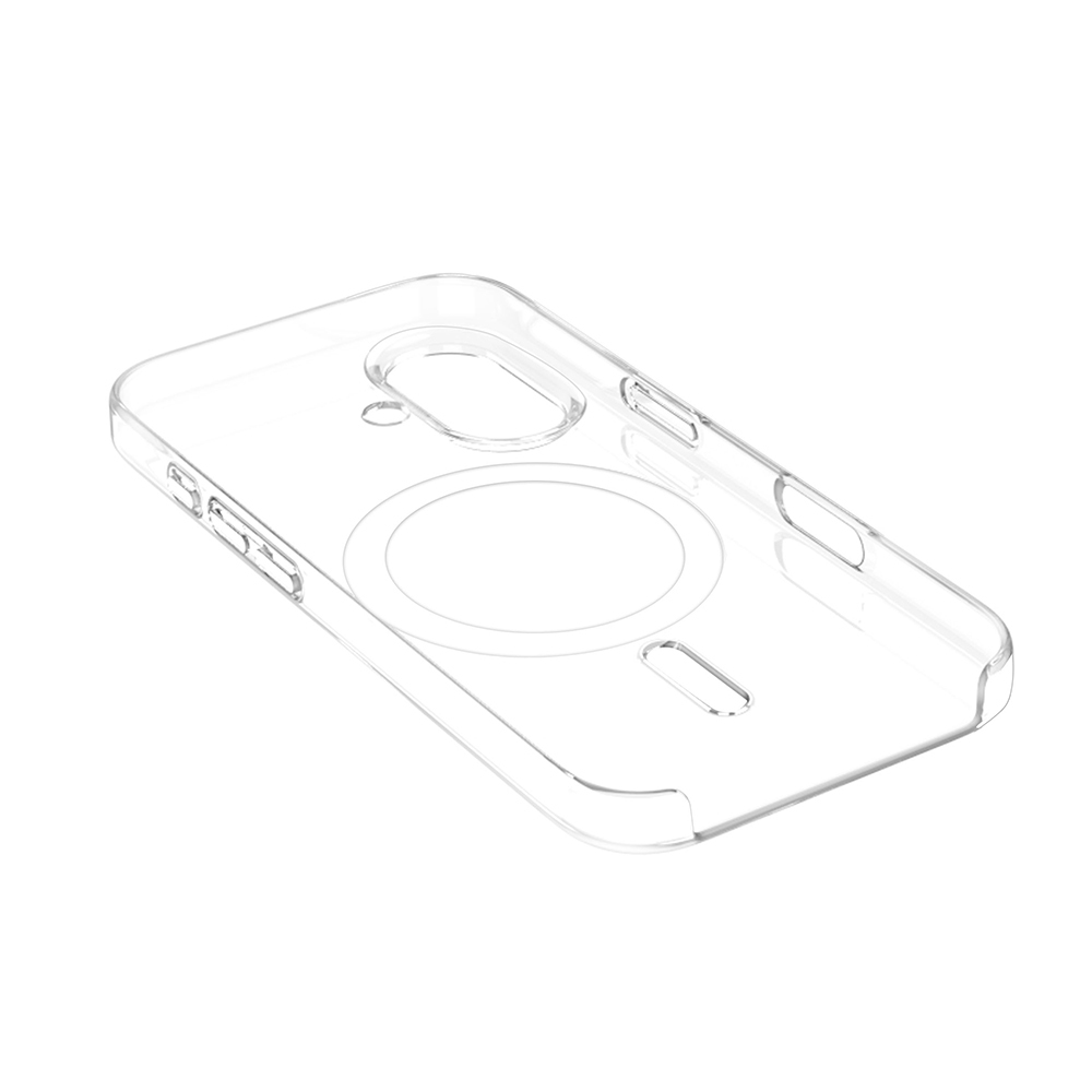 Apple iPhone 16 Plus Case IC Chip Zore Wireless Charging Transparent Original Cover - 6