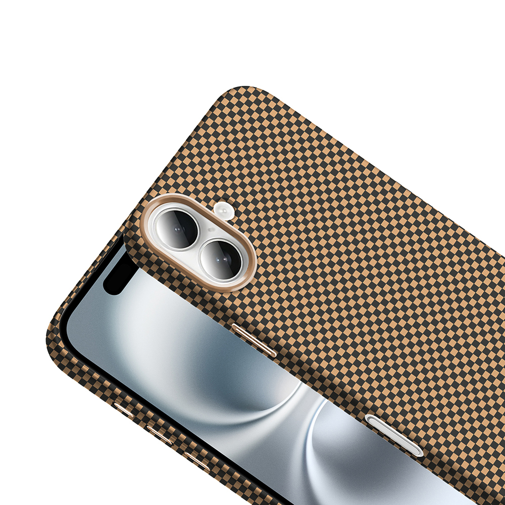 Apple iPhone 16 Plus Case Magsafe Charging Feature Carbon Fiber Look Zore Gros Cover - 11