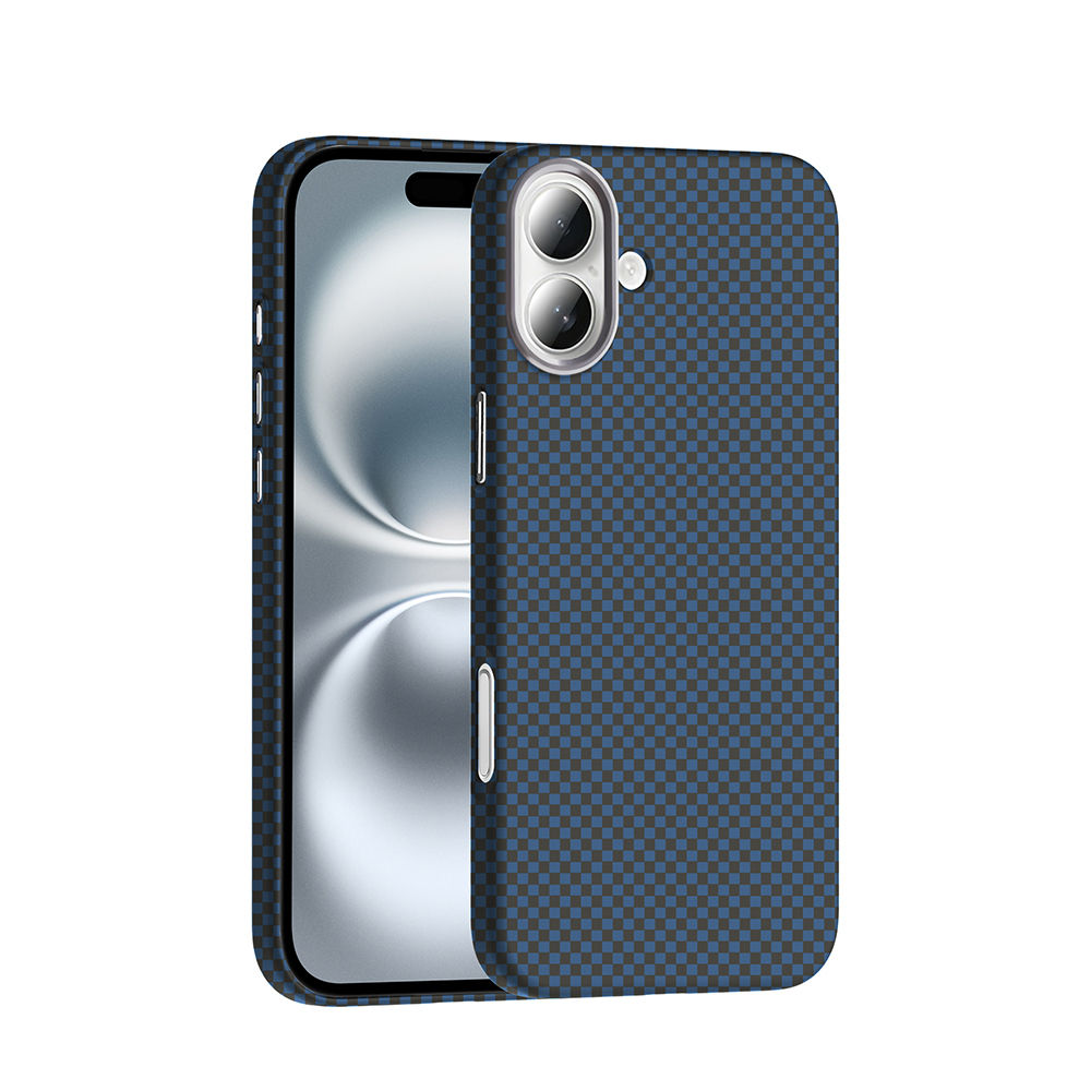 Apple iPhone 16 Plus Case Magsafe Charging Feature Carbon Fiber Look Zore Gros Cover - 6