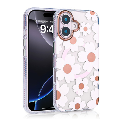 Apple iPhone 16 Plus Case Magsafe Charging Feature Zore Papat Cover Pink