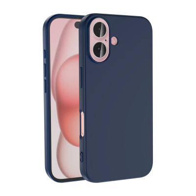 Apple iPhone 16 Plus Case Zore LSR Lansman Cover Navy blue