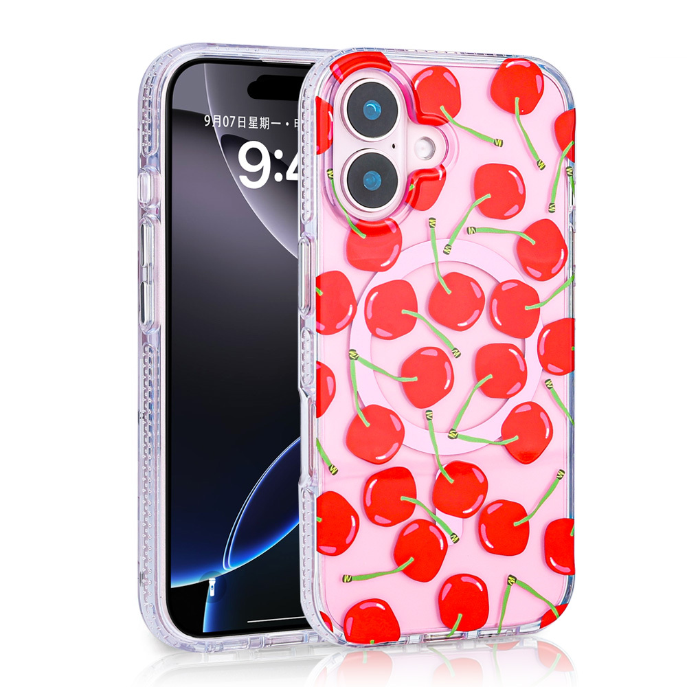 Apple iPhone 16 Plus Case Zore Stilo Cover with Magsafe Charging Feature - 5