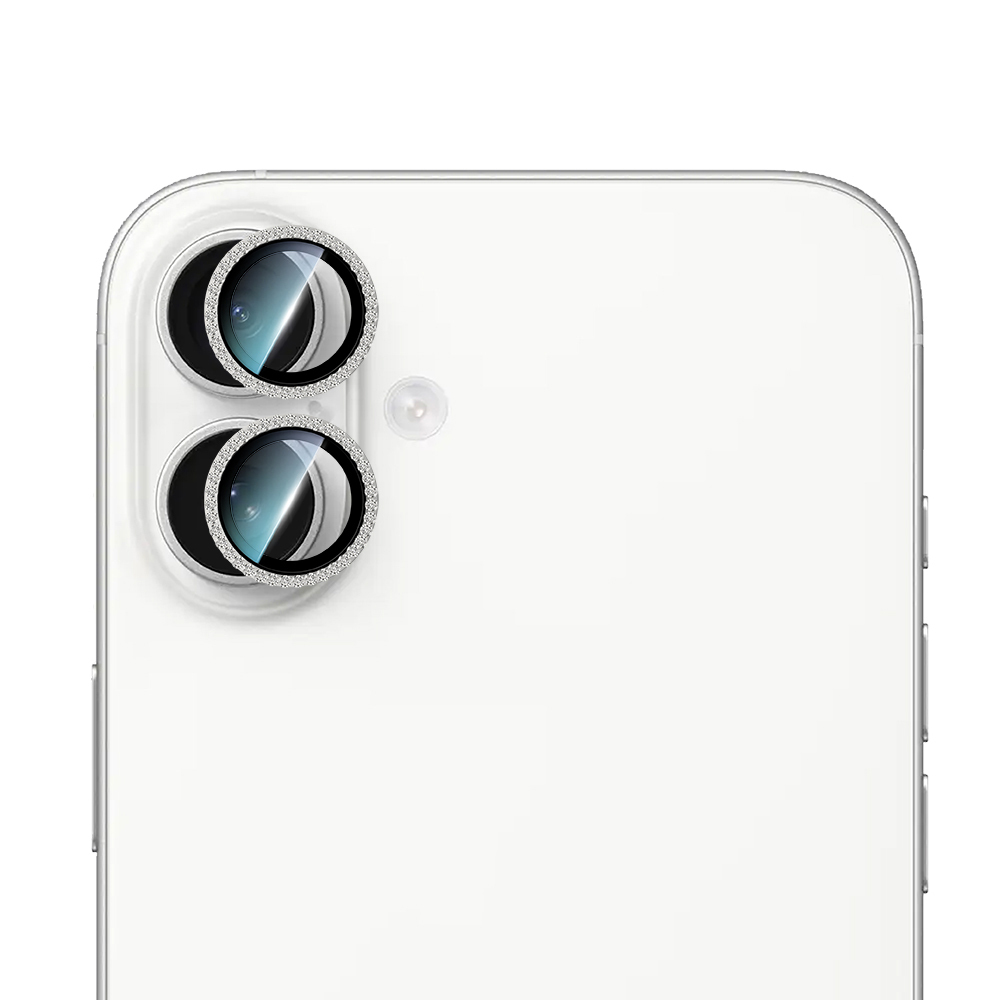 Apple iPhone 16 Plus CaseWorld Alloy Sparkling Diamond Serisi Taşlı Lens Koruyucu - 3