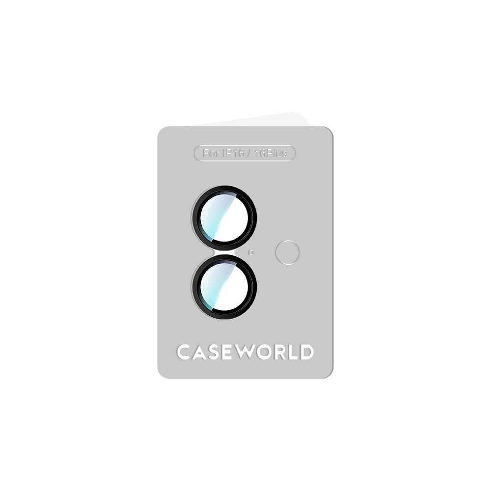 Apple iPhone 16 Plus CaseWorld Alloy Two-Color Serisi Lens Koruyucu - 22
