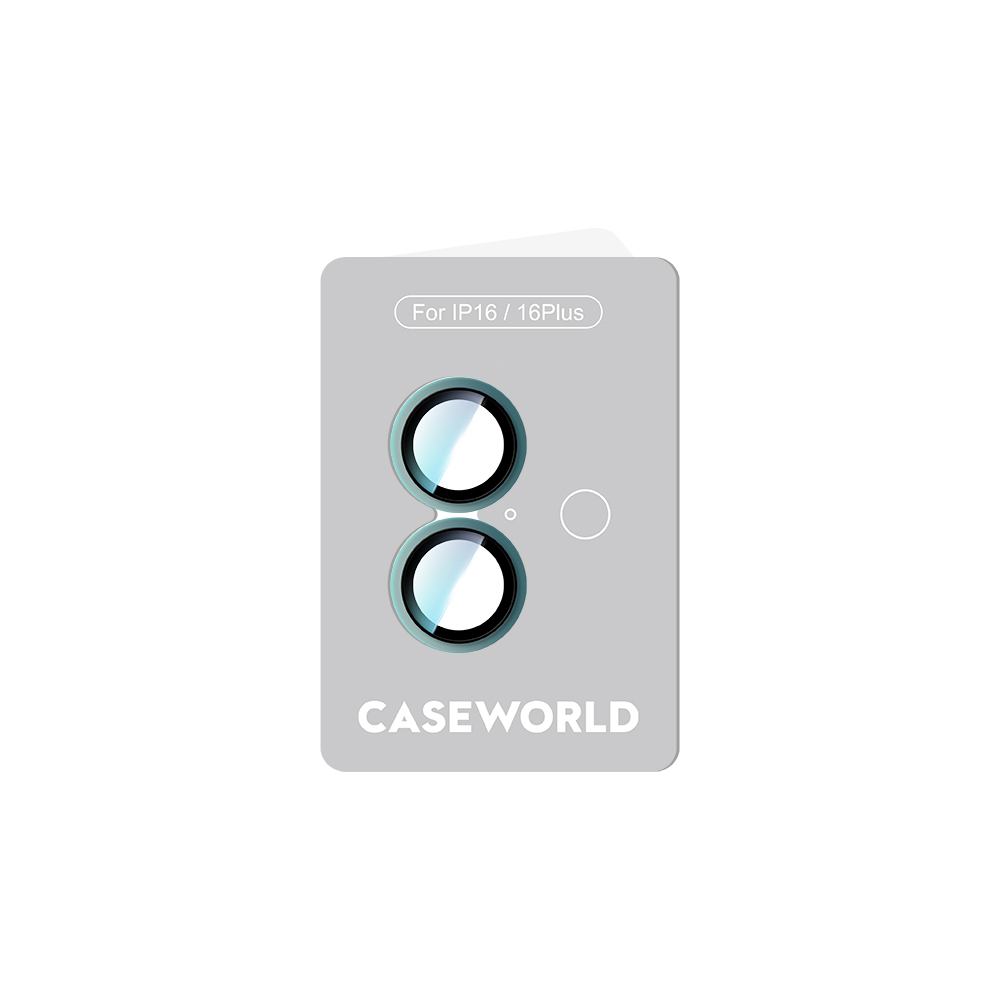 Apple iPhone 16 Plus CaseWorld Alloy Two-Color Serisi Lens Koruyucu - 24