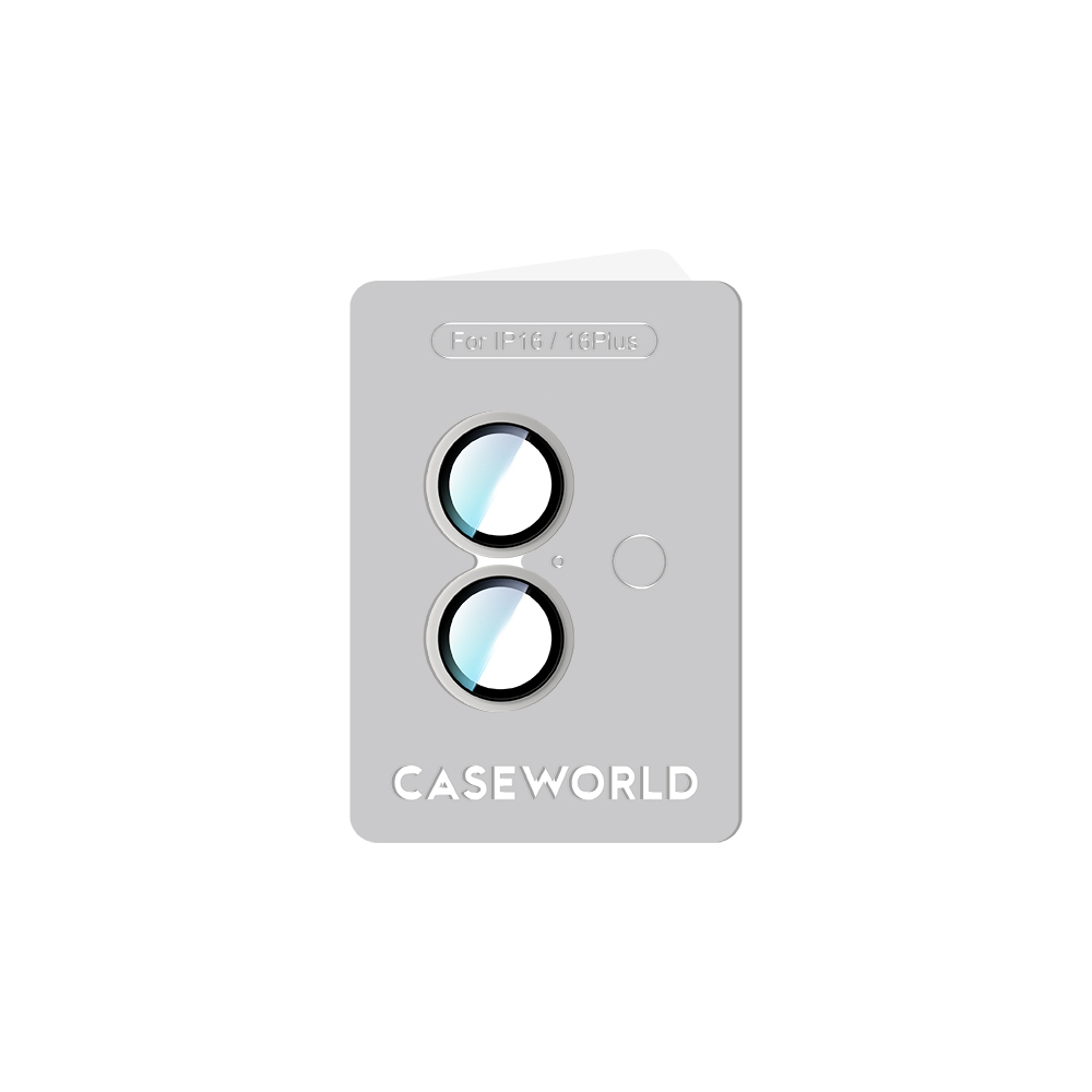 Apple iPhone 16 Plus CaseWorld Alloy Two-Color Serisi Lens Koruyucu - 26