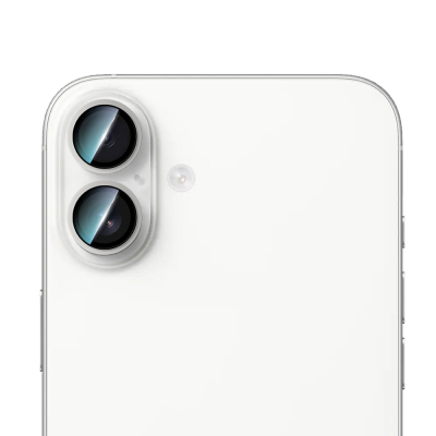 Apple iPhone 16 Plus CaseWorld Alloy Two-Color Serisi Lens Koruyucu Gümüş