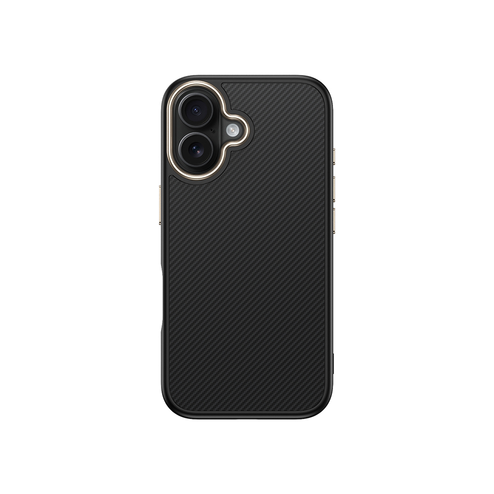 Apple iPhone 16 Plus Kılıf M-safe Şarj Özellikli Karbon Fiber Görünümlü Zore Antina Kapak - 3