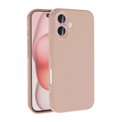 Apple iPhone 16 Plus Kılıf Zore LSR Lansman Kapak Rose Brown