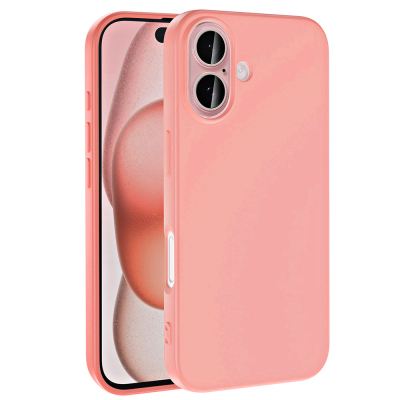 Apple iPhone 16 Plus Kılıf Zore LSR Lansman Kapak Pembe