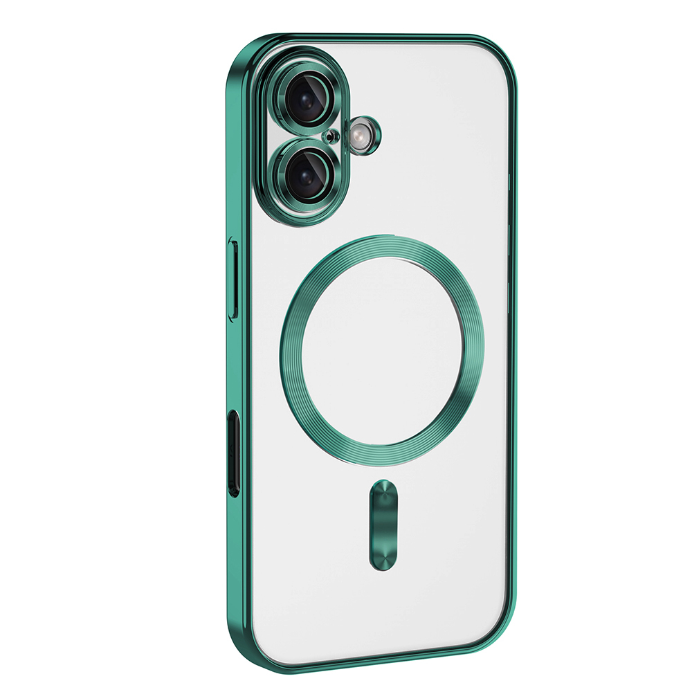 Apple iPhone 16 Plus Magsafe Wireless Charging Feature Case Camera Protected Zore Demre Cover - 23