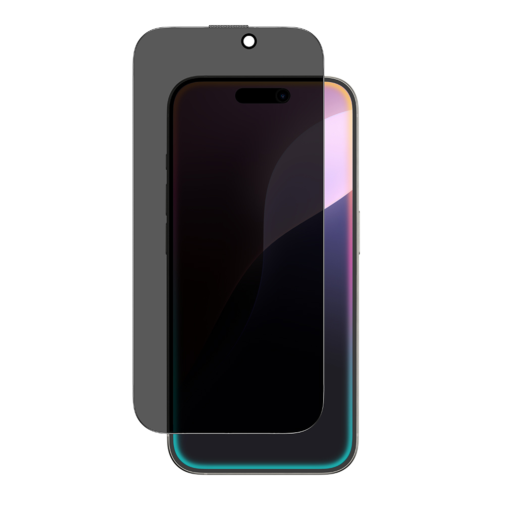 Apple iPhone 16 Pro Amazingthing Titan Privacy Anti-Fingerprint Tempered Glass Screen Protector - 3