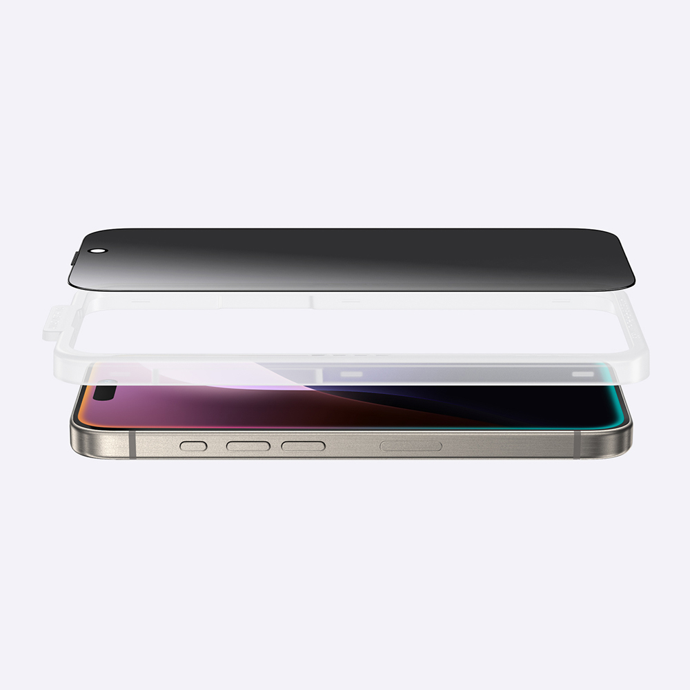Apple iPhone 16 Pro Amazingthing Titan Privacy Anti-Fingerprint Tempered Glass Screen Protector - 10