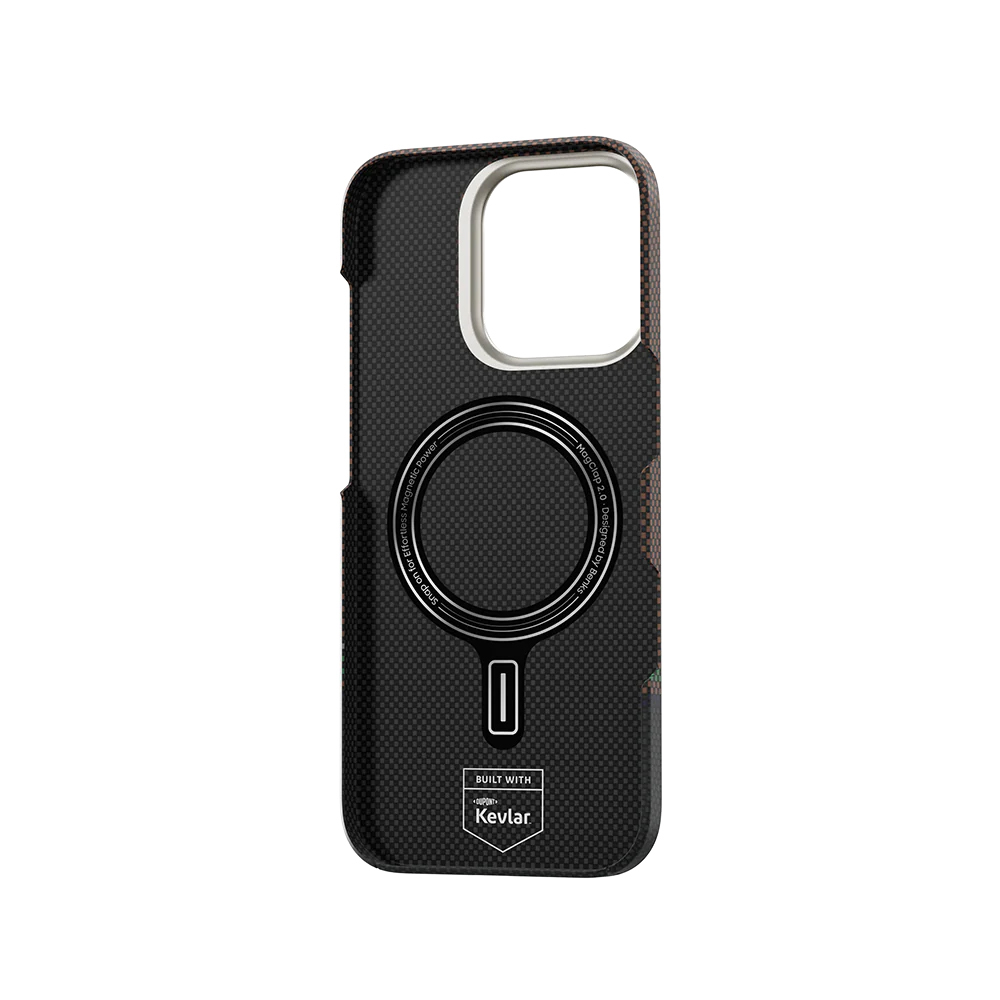 Apple iPhone 16 Pro Case Benks Prestige ArmorAir Kevlar Cover with Carbon Fiber Design with Magsafe Charging Feature - 7