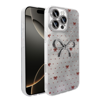 Apple iPhone 16 Pro Case Camera Protection Figured Zore Ponti Silicone Cover Açık Mavi
