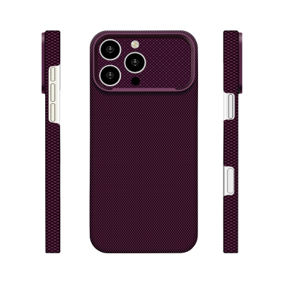 Apple iPhone 16 Pro Case M-Safe Charging Enabled Zore Paris Zerre Hard PC Cover Derin Mor