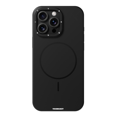 Apple iPhone 16 Pro Case M-safe Charging Feature Youngkit Dynamag Series Cover Black